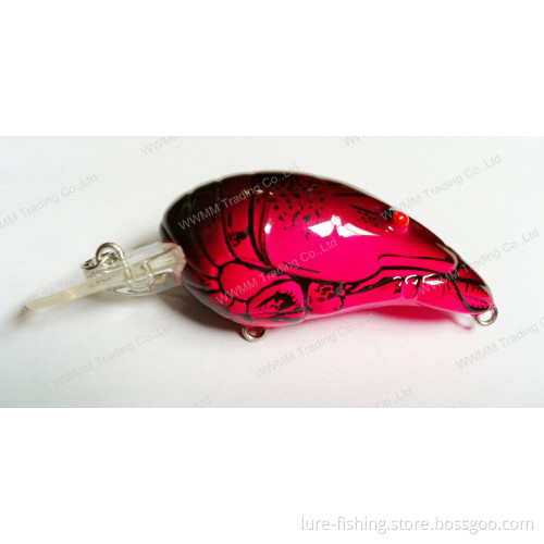Top Grade Plastic Fishing Lure--UV Coated Craw Shape Crank Bait Lure (HW001)